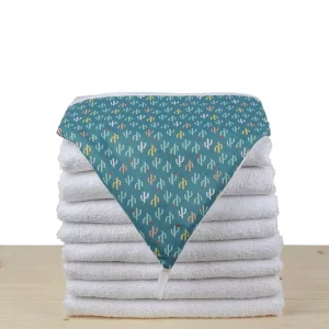 Cape de Bain Coton Fait Main – Cactus