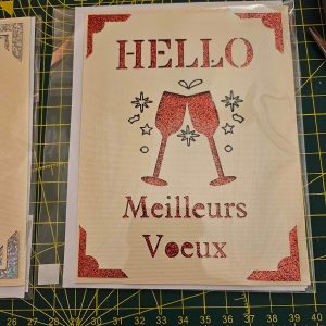 Carte de voeux « Meilleurs voeux »
