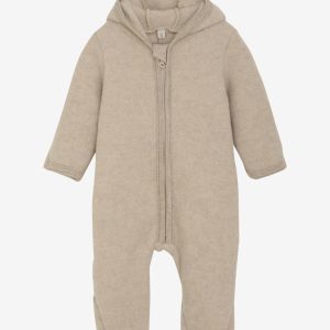 Combinaison en laine mérinos 100% Camel Mélange – HUTTEliHUT