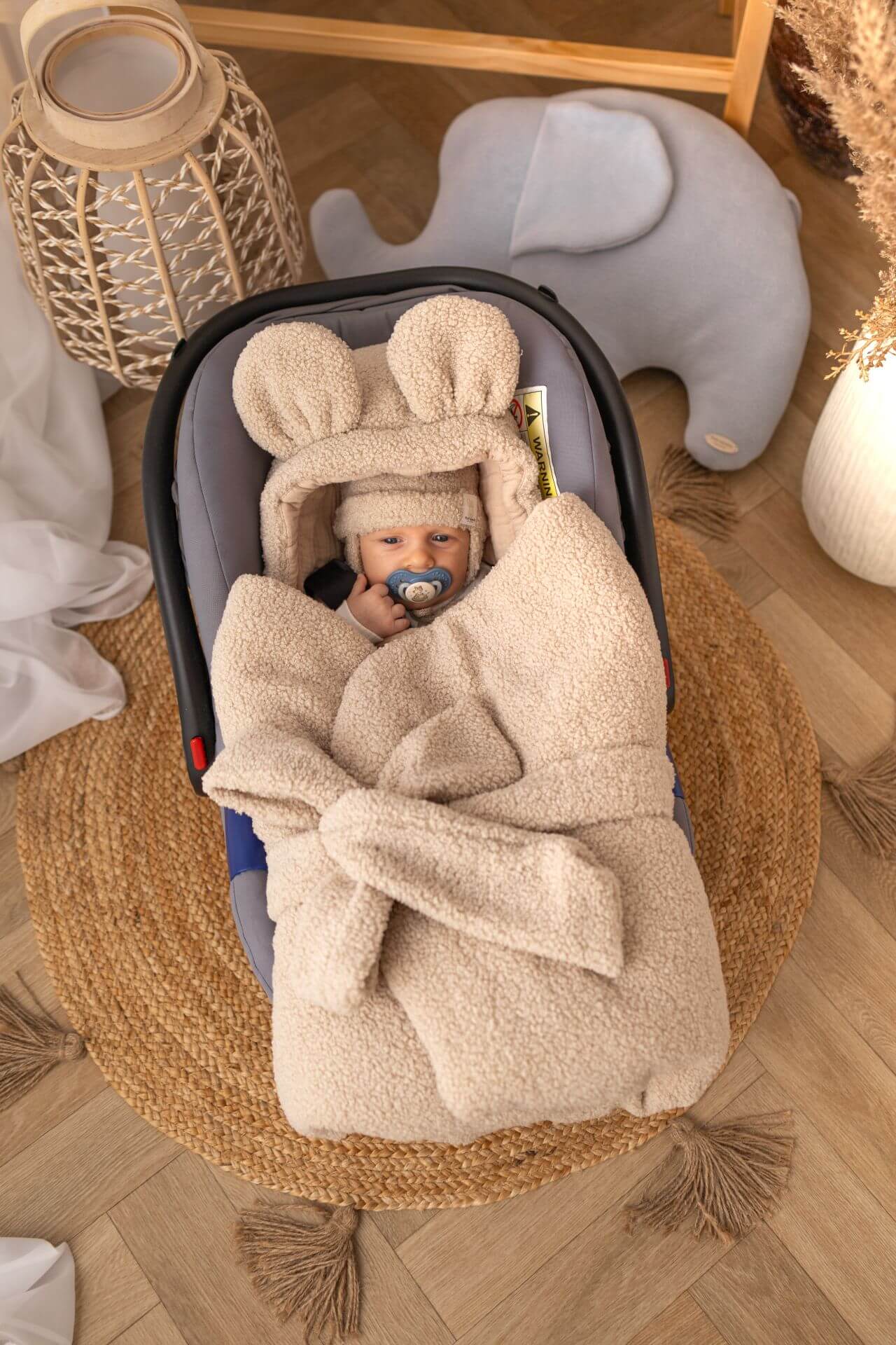 Couverture siege auto Plush Beige – MotulinKa