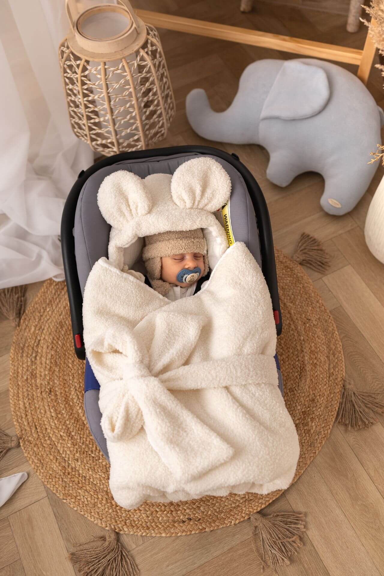 Couverture siege auto Plush Cream – MotulinKa