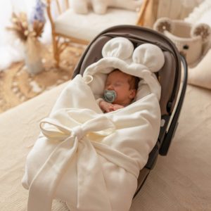 Couverture siege auto Coton Organique Cream – MotulinKa