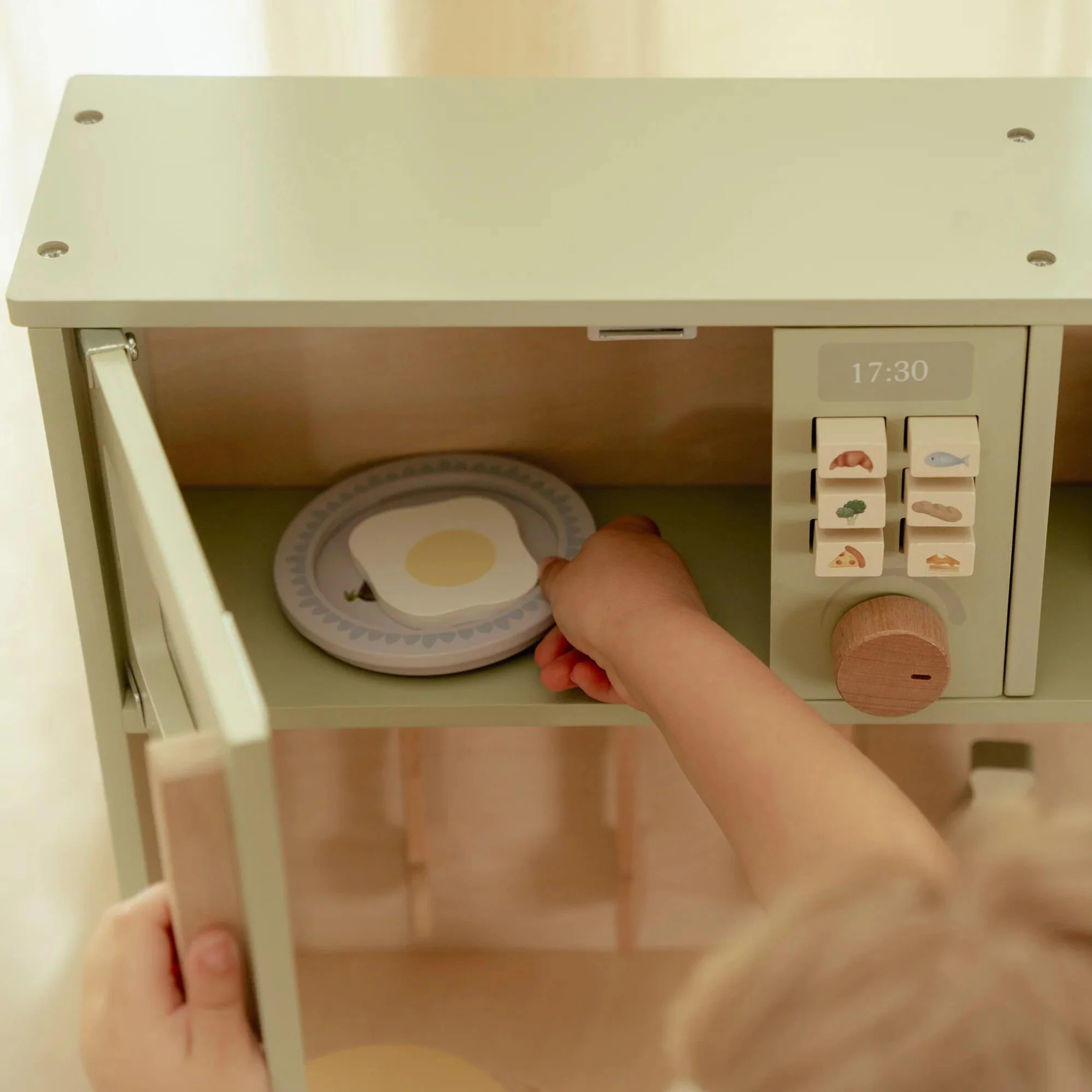 Cuisine en bois pour enfants Vert – Little Dutch – Image 7