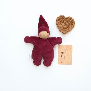 Doudou Waldorf Cuddly (Lie de vin)