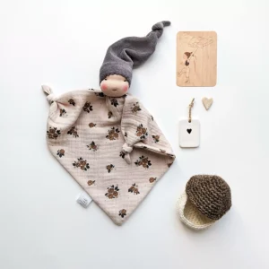 Doudou Waldorf Simply (Gris Rozen)