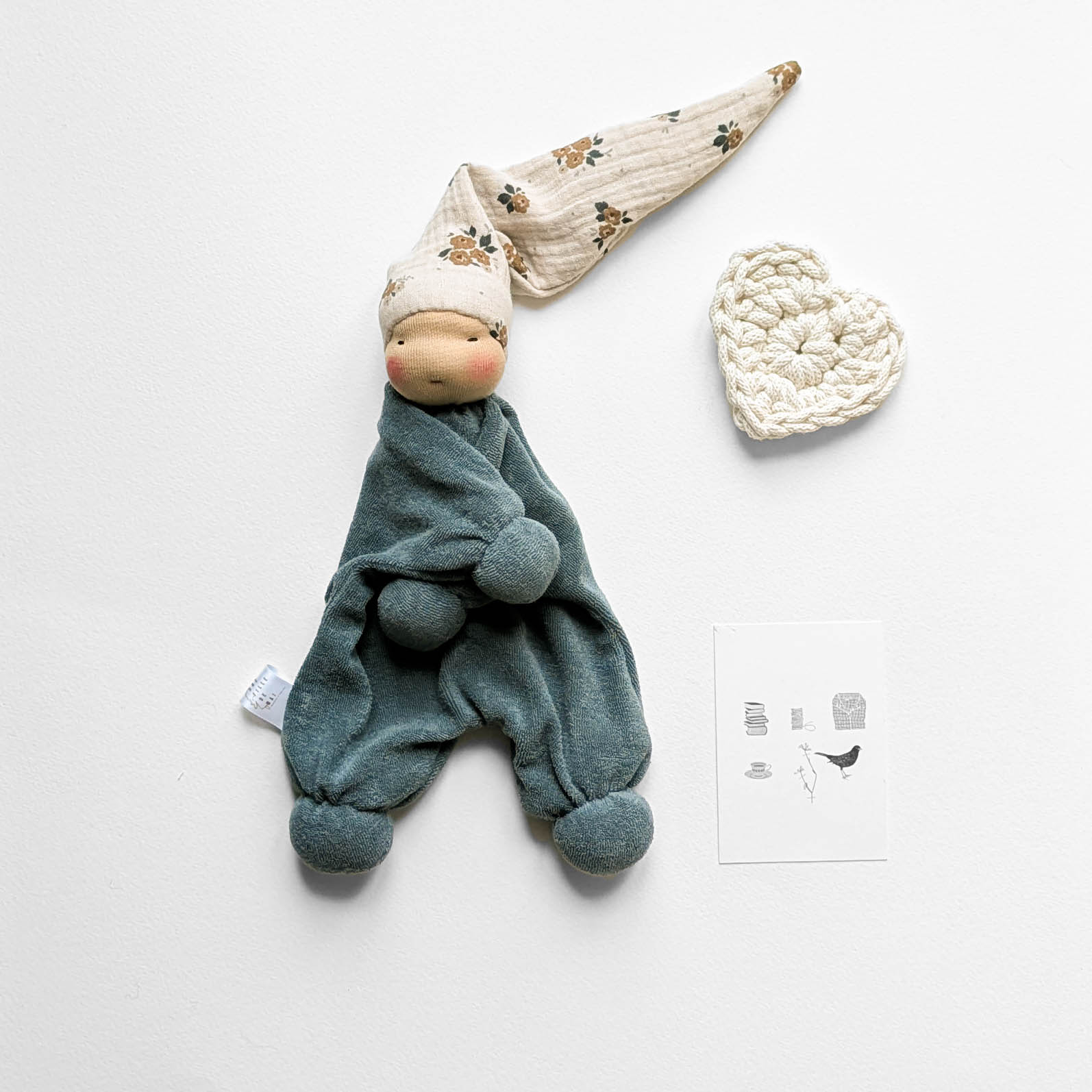 Doudou Waldorf Classic (Fleur Orage)