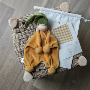 Doudou Waldorf Classic (Sapin – Moutarde)