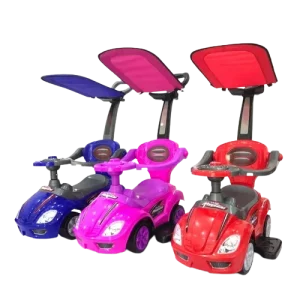 BABY CAR 3 EN 1 CANNE ROUGE – MON BÉBÉ