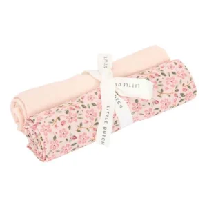 Ensemble de 2 langes en mousseline Fairy Floral – Little Dutch