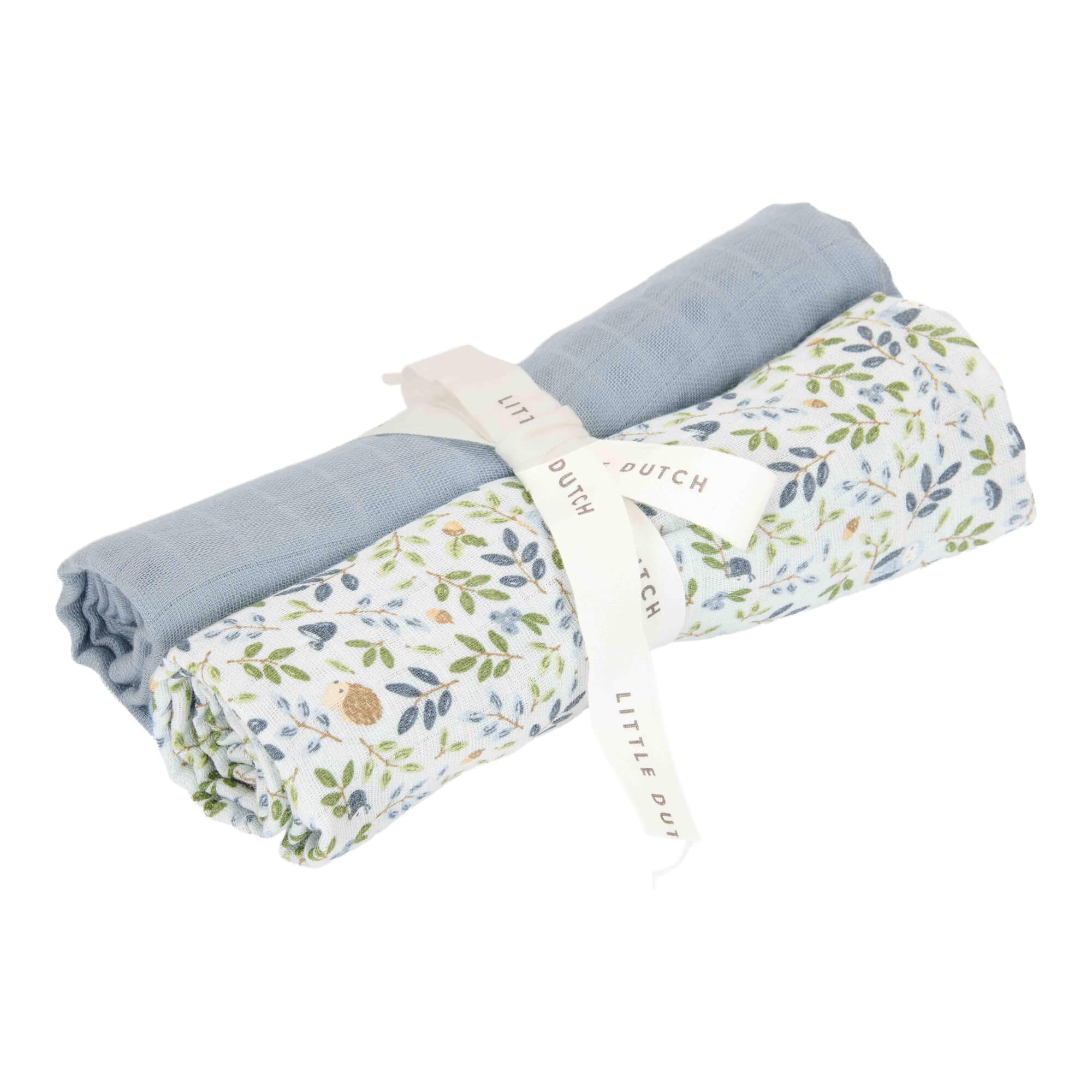 Ensemble de 2 langes en mousseline Forest Friends – Little Dutch