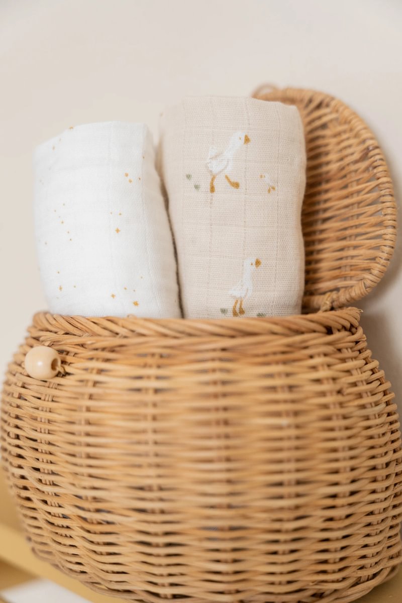Ensemble de 2 langes en mousseline Petite Oie – Little Dutch – Image 2