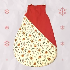 Gigoteuse “Noël Rouge” Certifié GOTS