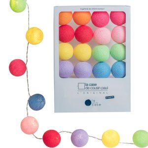 GUIRLANDE VEILLEUSE BEBE 16 LED OSCAR BLEU