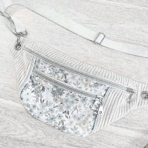 sac banane velours – motif au choix