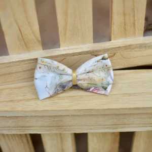 Barrette nœud anti-glisse Pâquerettes