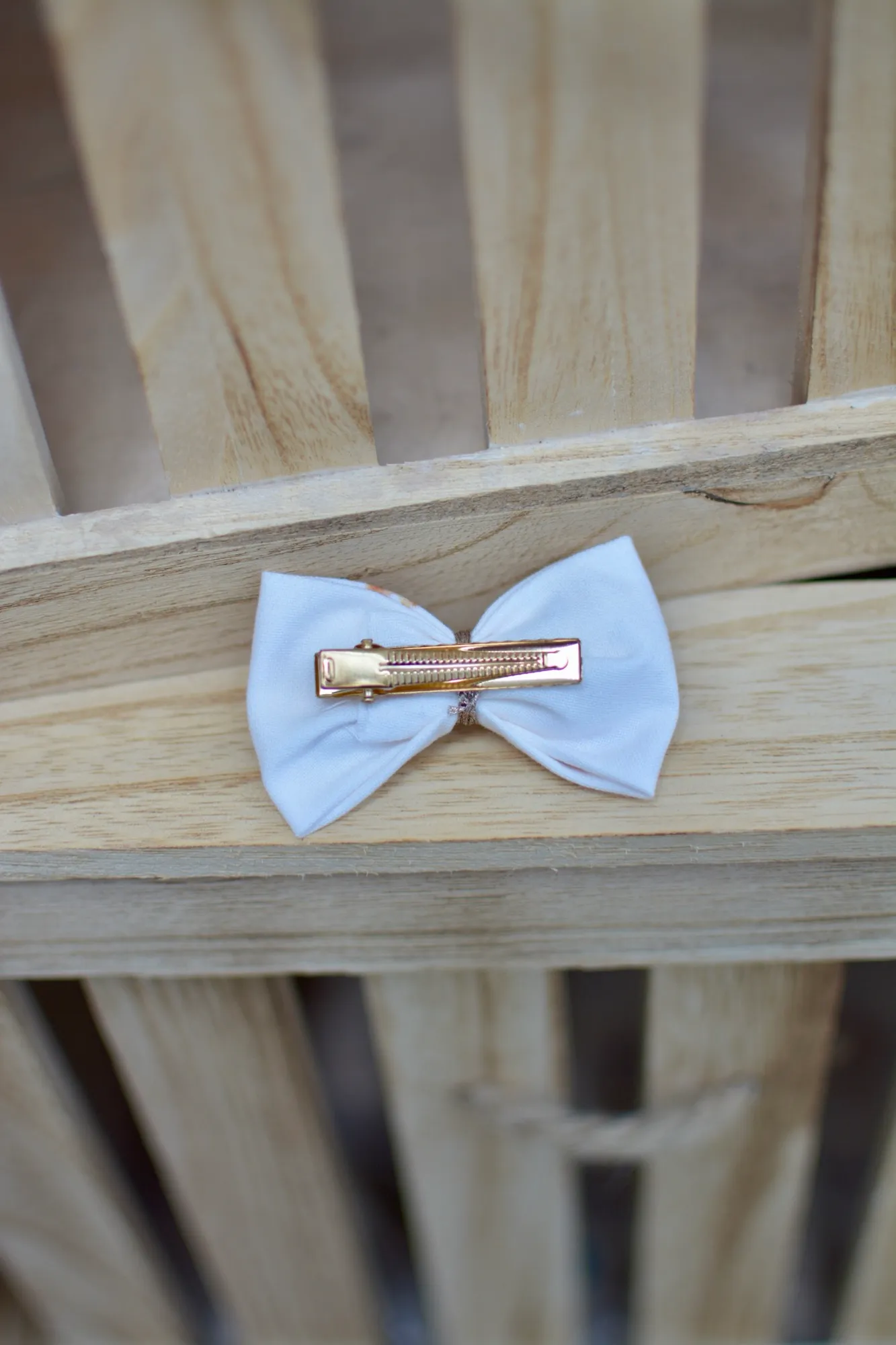 Barrette nœud Fleurs d’automne – Image 2