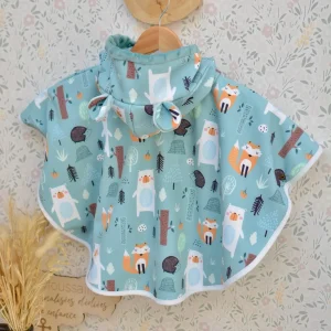 Poncho IMPERMEABLE léger évolutif bébé et enfant