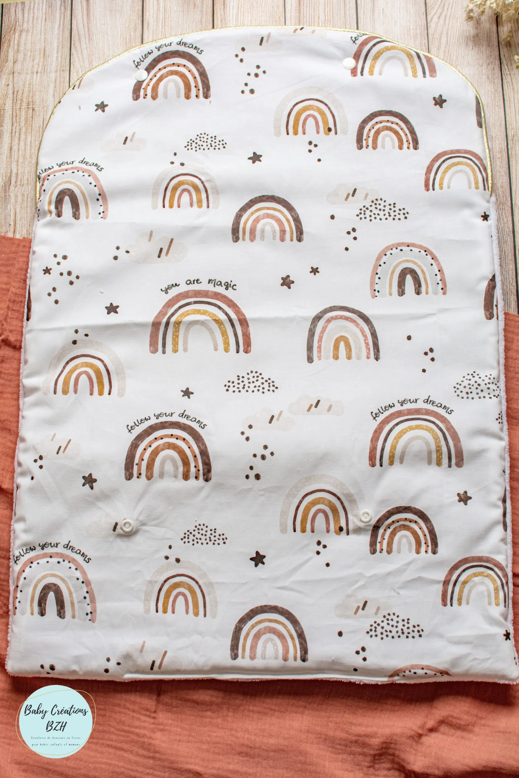 Matelas à langer nomade simple – MOTIFS AU CHOIX – Image 2