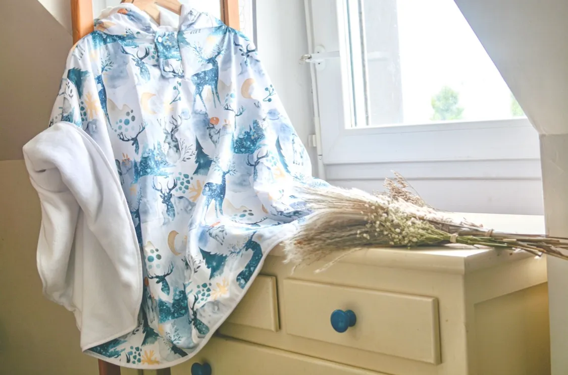 Poncho cocooning taille adulte – MOTIFS AU CHOIX