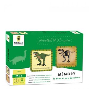 Mémo – Le dinosaure et son squelette
