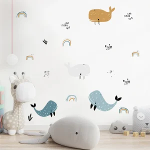 Stickers les petites baleines