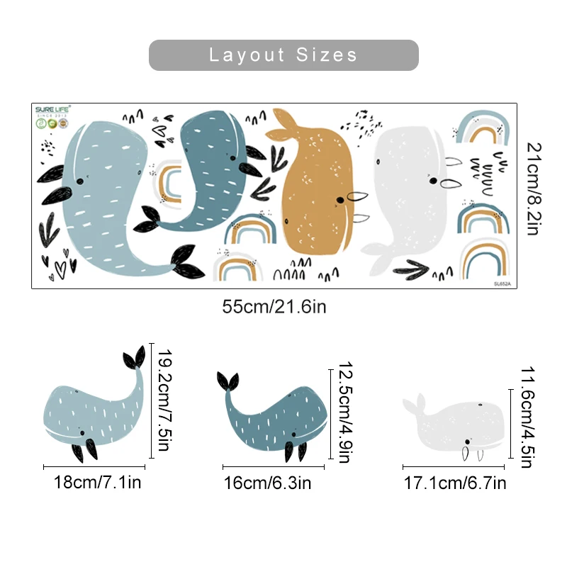 Stickers les petites baleines – Image 4