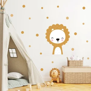 Stickers le lion et la girafe