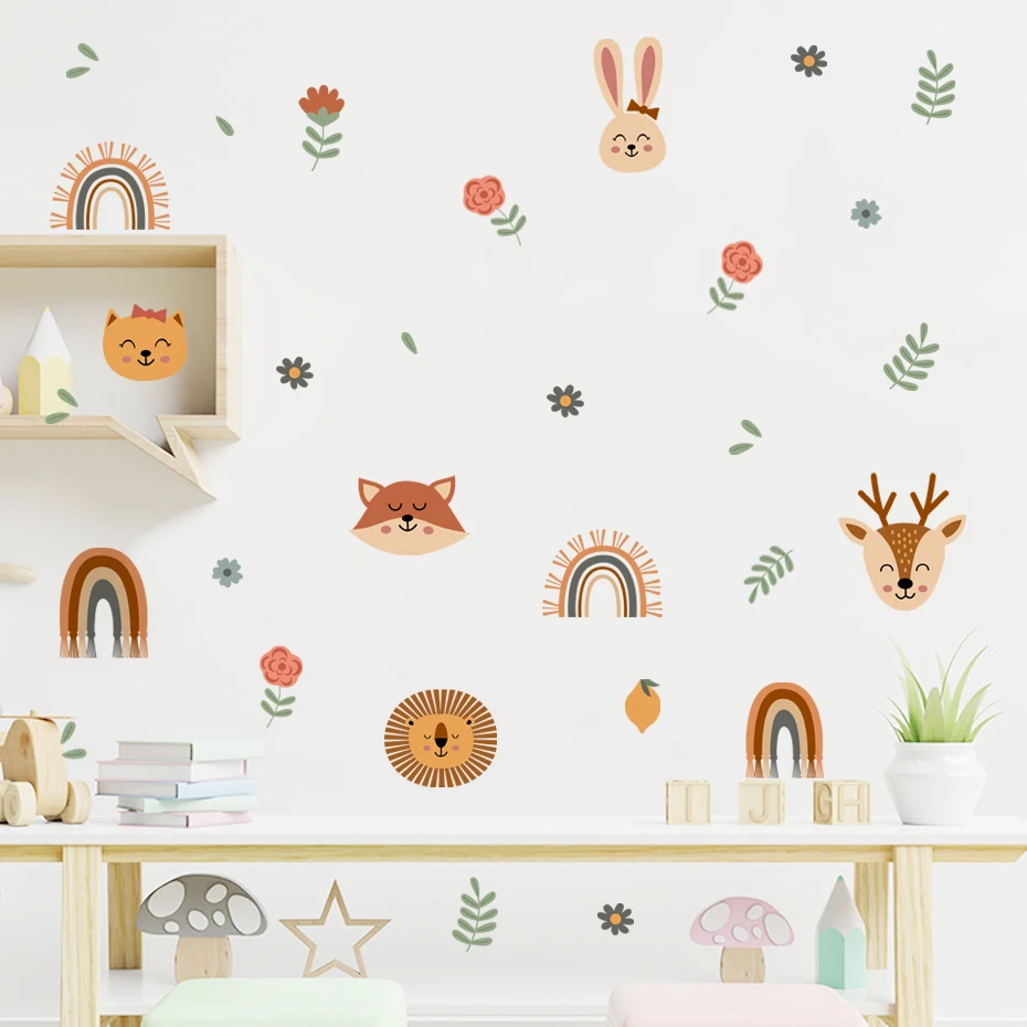 Stickers les animaux de la forêt tout mignon – Image 2