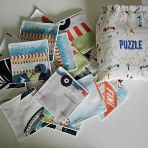 PUZZLE ENFANT course de voiture