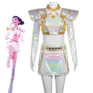 Costume Zoey K-pop Demon Hunters – Tenue Cosplay Femme & Enfant