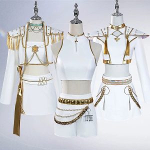 Costume de Chant Blanc – Rumi, Mira & Zoey | K-Pop Demon Hunters Cosplay Femme & Fille