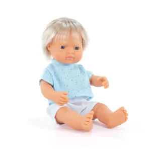 Poupée blonde caucasienne 38 cm – Miniland