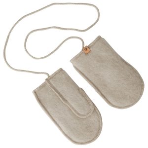 Moufles en laine Sierra 1-3y Beige – Zaffiro
