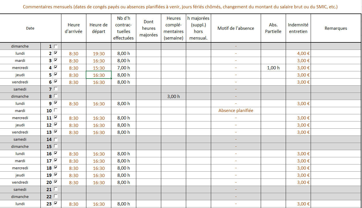 Ma fiche de paie d’assistante maternelle – Image 2
