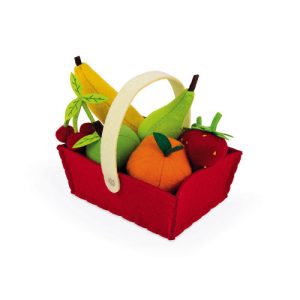 PANIER DE 8 FRUITS EN TISSU