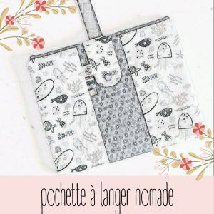 Pochette à langer nomade personnalisable