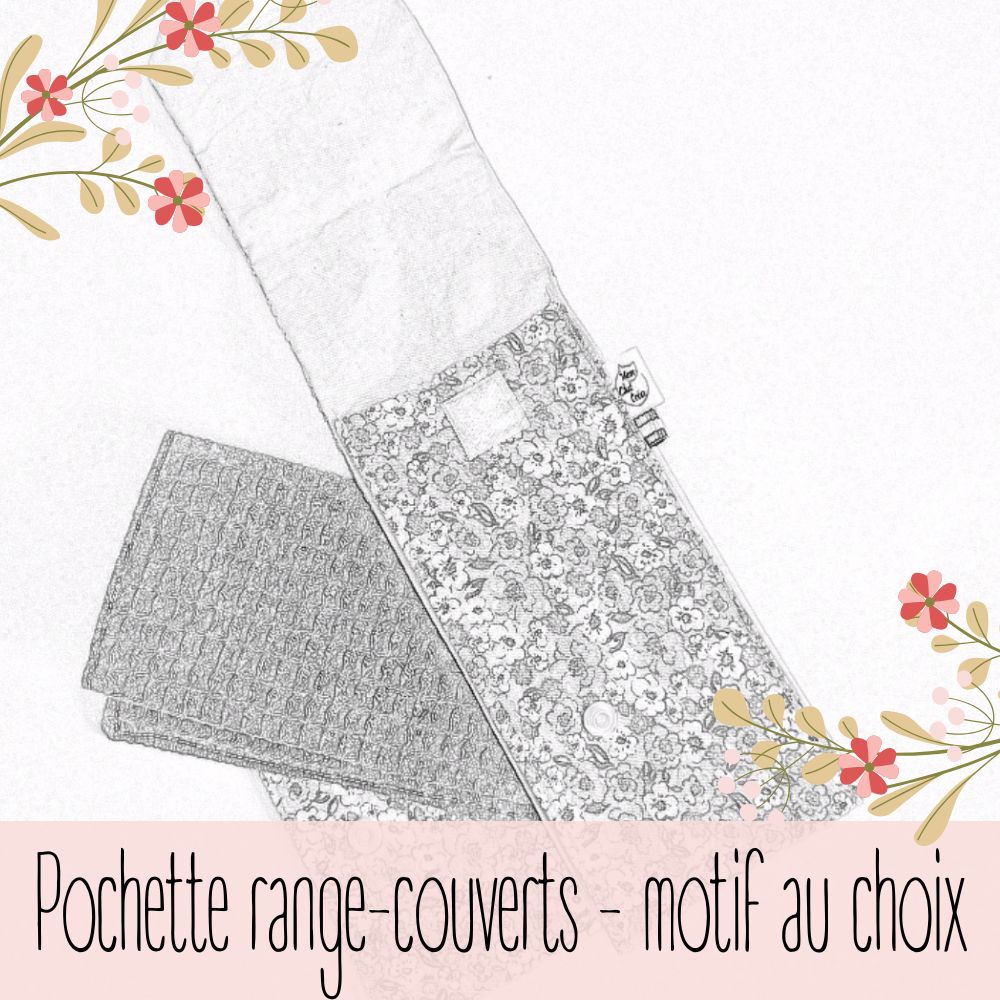 range-couverts – motif au choix