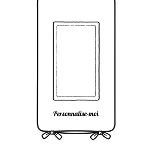 Housse matelas à langer à personnaliser