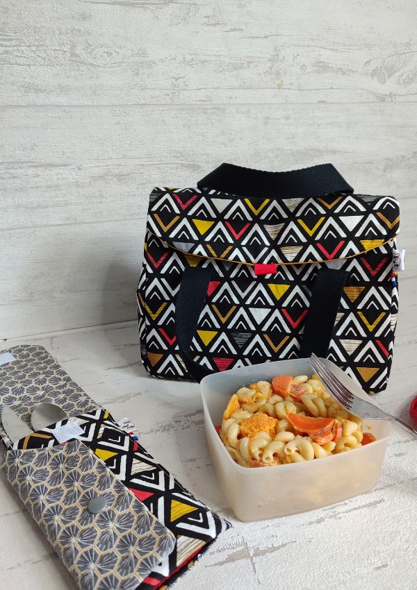 Sac lunch isotherme standard – motif au choix – Image 3