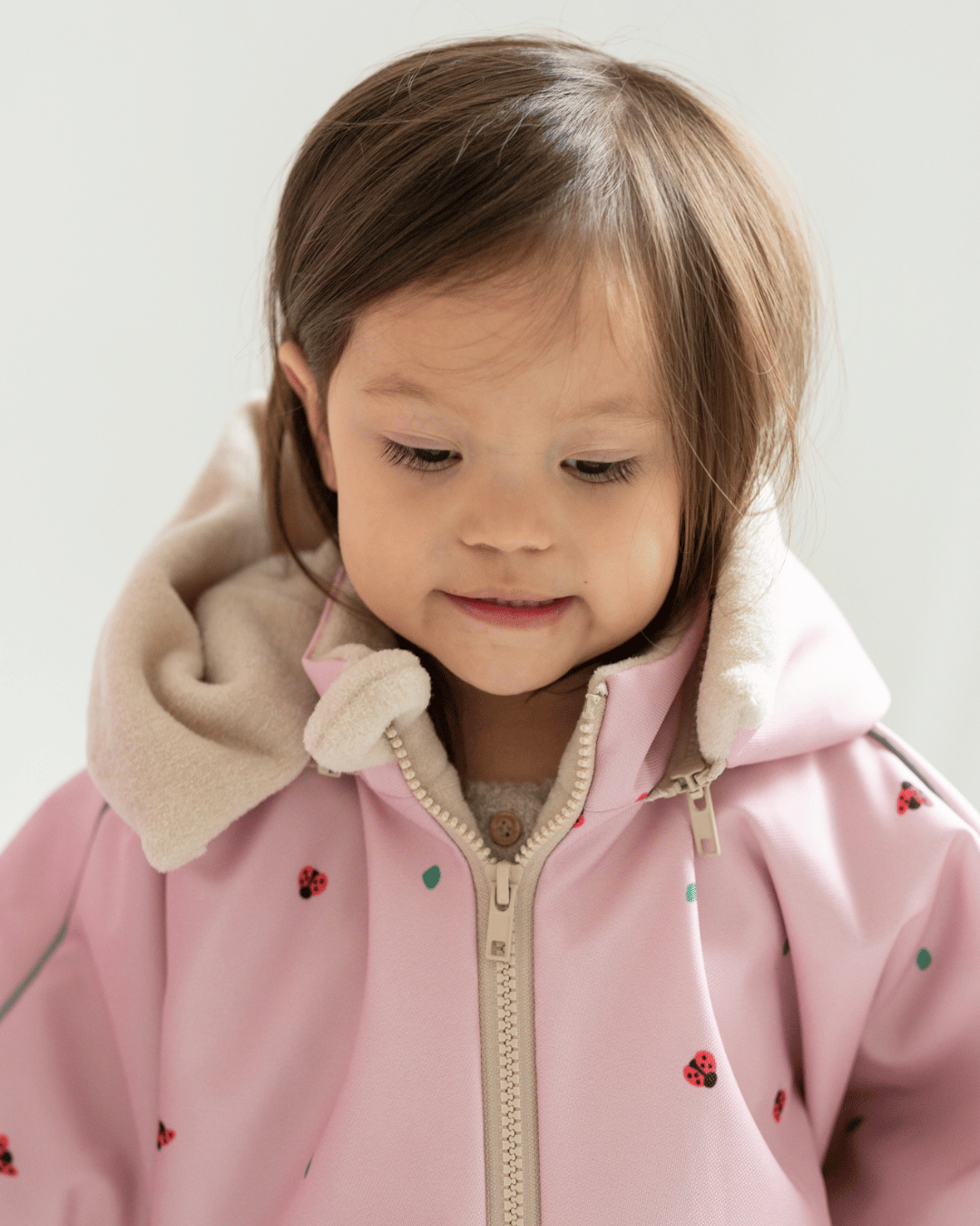 Poncho voiture imperméable en laine mérinos 3-6 ans Coccinella – Piapimo – Image 5