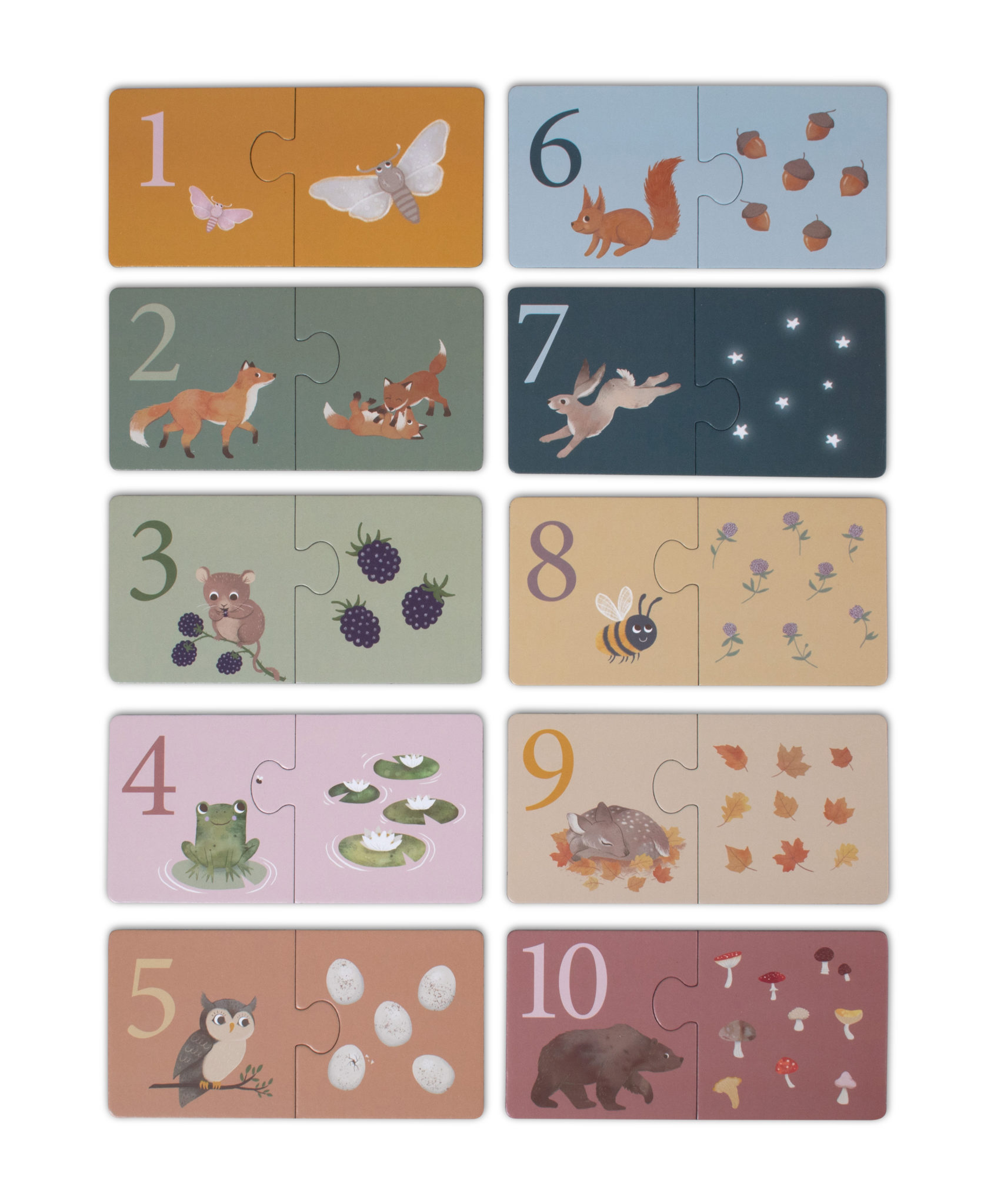 Puzzle à compter Nordic Animals – Filibabba – Image 2