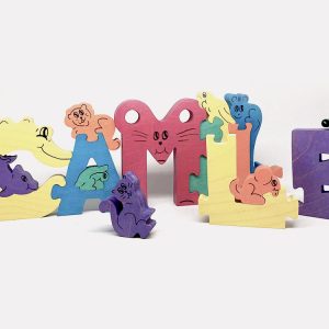 Puzzle prénom en bois