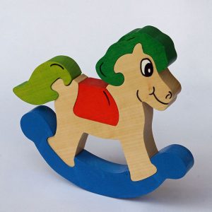 Puzzle cheval à bascule