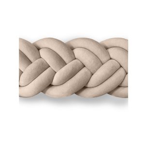 Tour de lit tressé Narrow (étroite) Beige – Lulumi