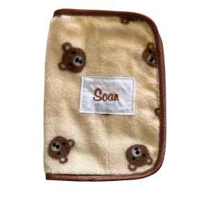 Protège carnet de santé moumoute ourson