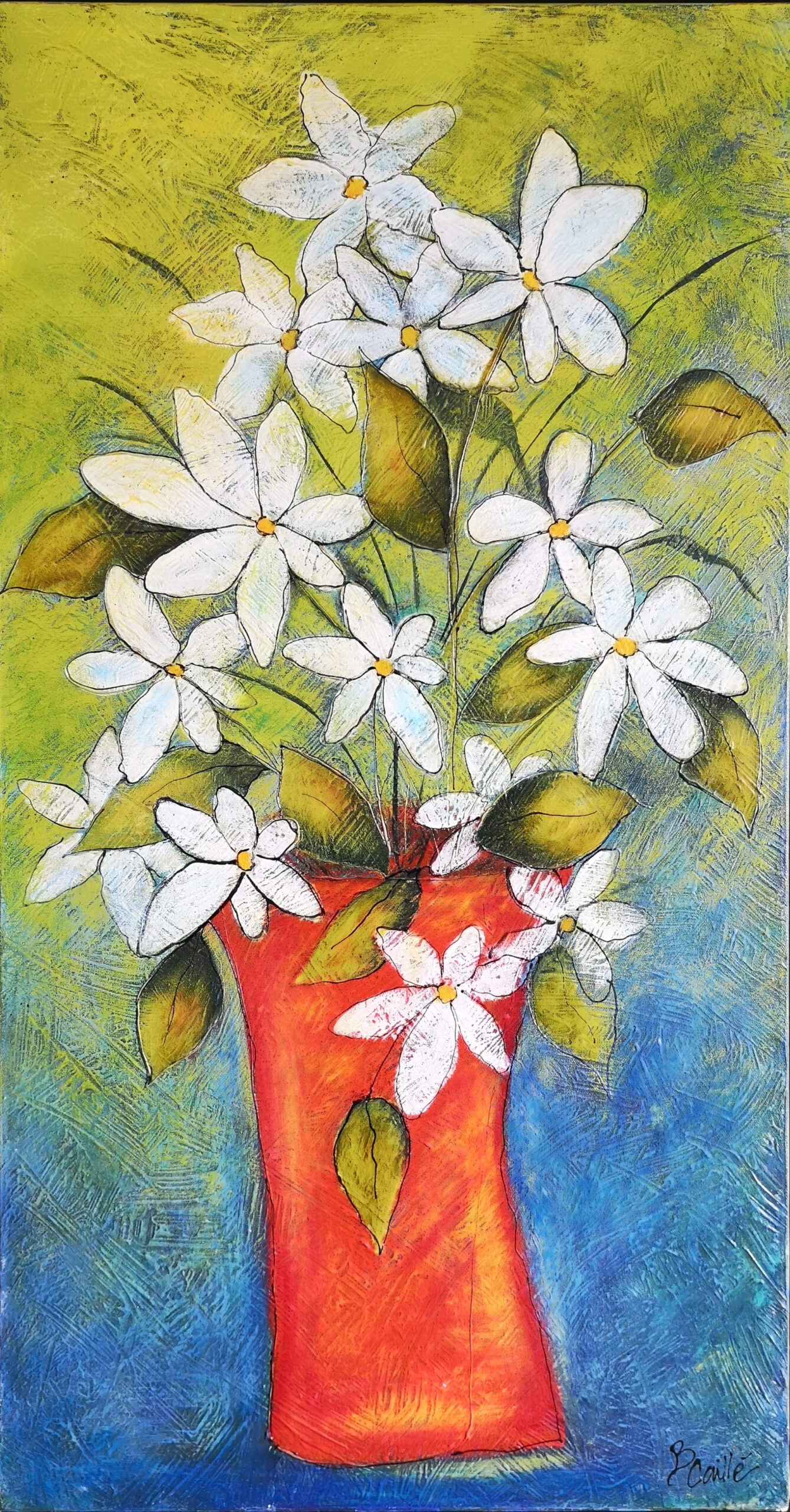 Vase marguerite